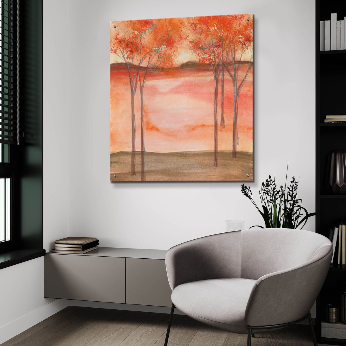 Mountain Meadow 2 by Chris Paschke - 36x36 acrylic wall art in a room