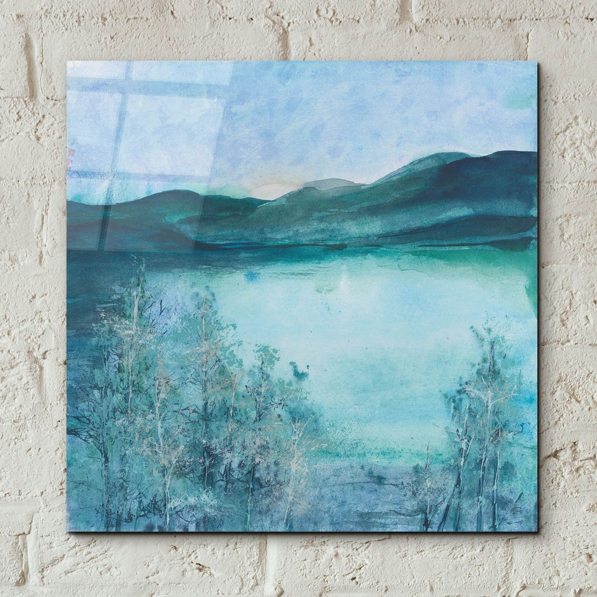 Moonrise by Chris Paschke - 12x12 acrylic wall art in a room