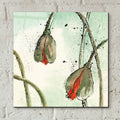 Not A California Poppy 2 by Chris Paschke - 12x12 acrylic wall art in a room