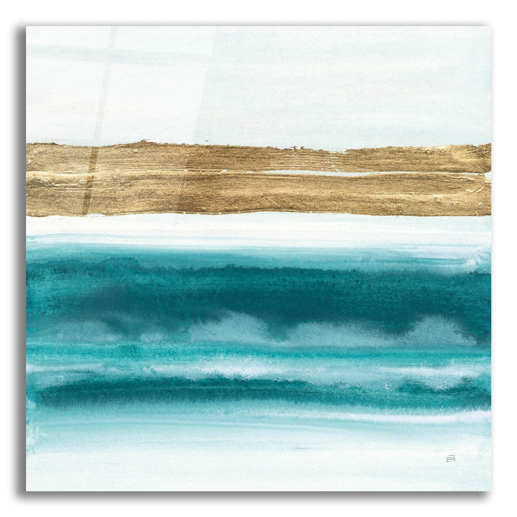 Gold Emerald 3 by Chris Paschke acrylic glass wall art