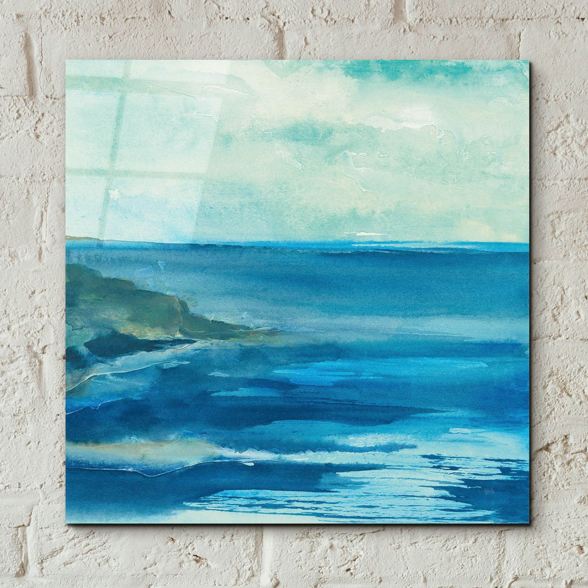 Inlet by Chris Paschke - 12x12 acrylic wall art in a room