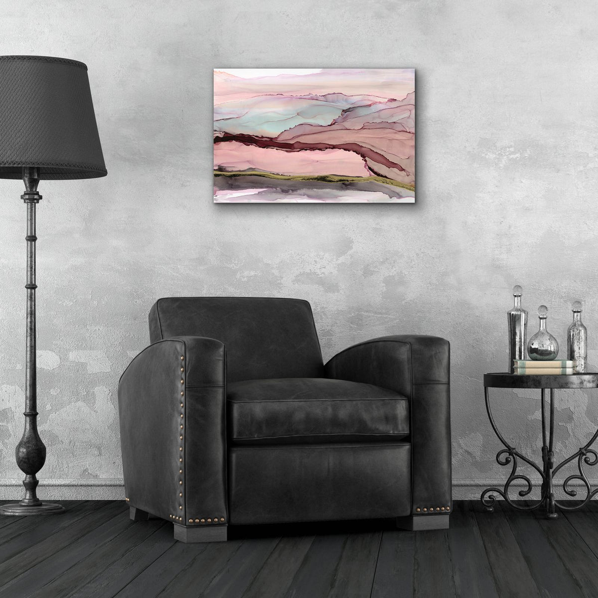 The Vineyard 2 by Chris Paschke - 24x16 acrylic wall art in a room