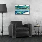 Pistachio Moss 1 by Chris Paschke - 24x16 acrylic wall art in a room