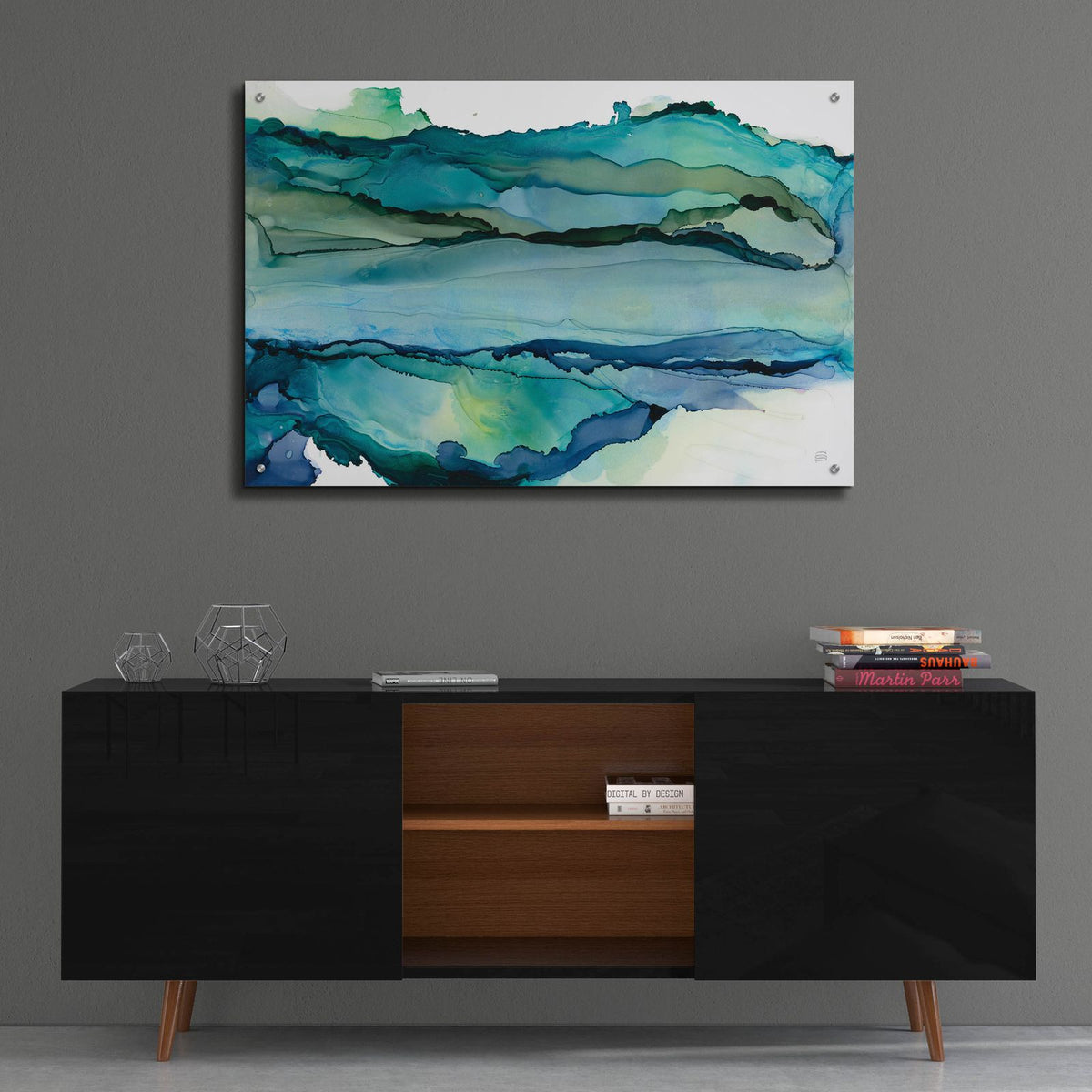Pistachio Moss 1 by Chris Paschke - 36x24 acrylic wall art in a room