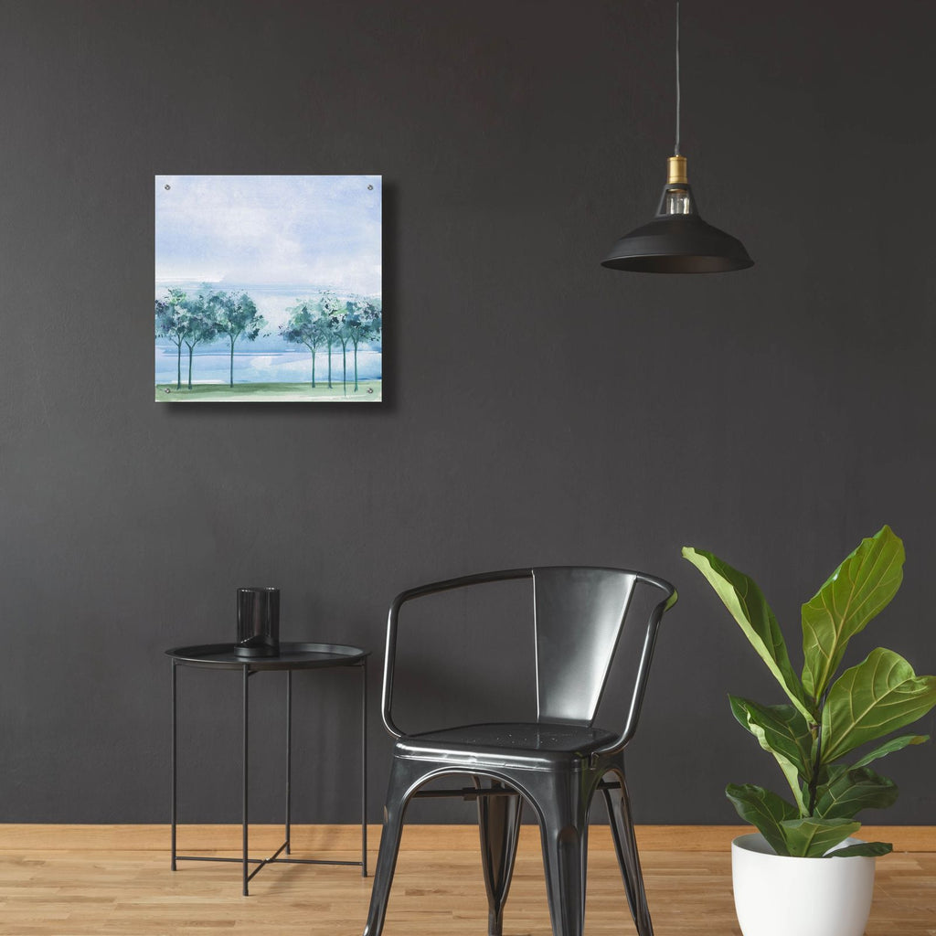 Across The Lake by Chris Paschke - 24x24 acrylic wall art in a room