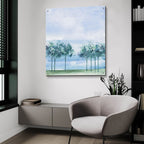 Across The Lake by Chris Paschke - 36x36 acrylic wall art in a room