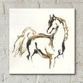 Golden Horse V3 by Chris Paschke - 12x12 acrylic wall art in a room