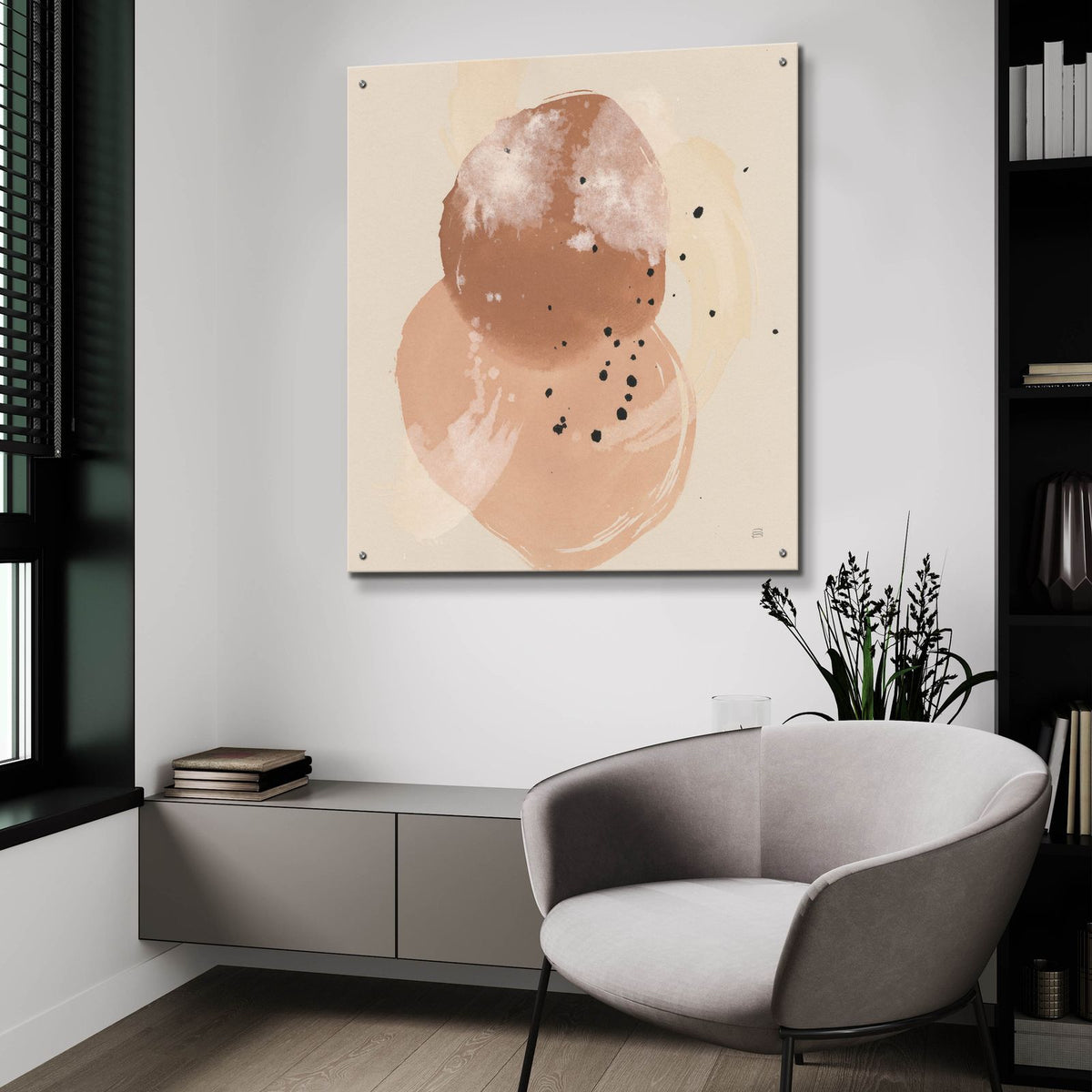 Boho 1 by Chris Paschke - 36x36 acrylic wall art in a room