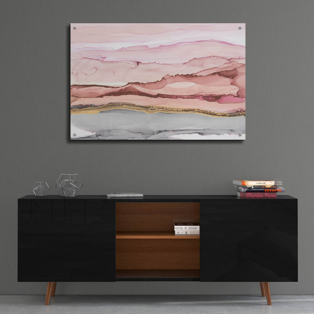 The Vineyard 1 Blush by Chris Paschke - 36x24 acrylic wall art in a room