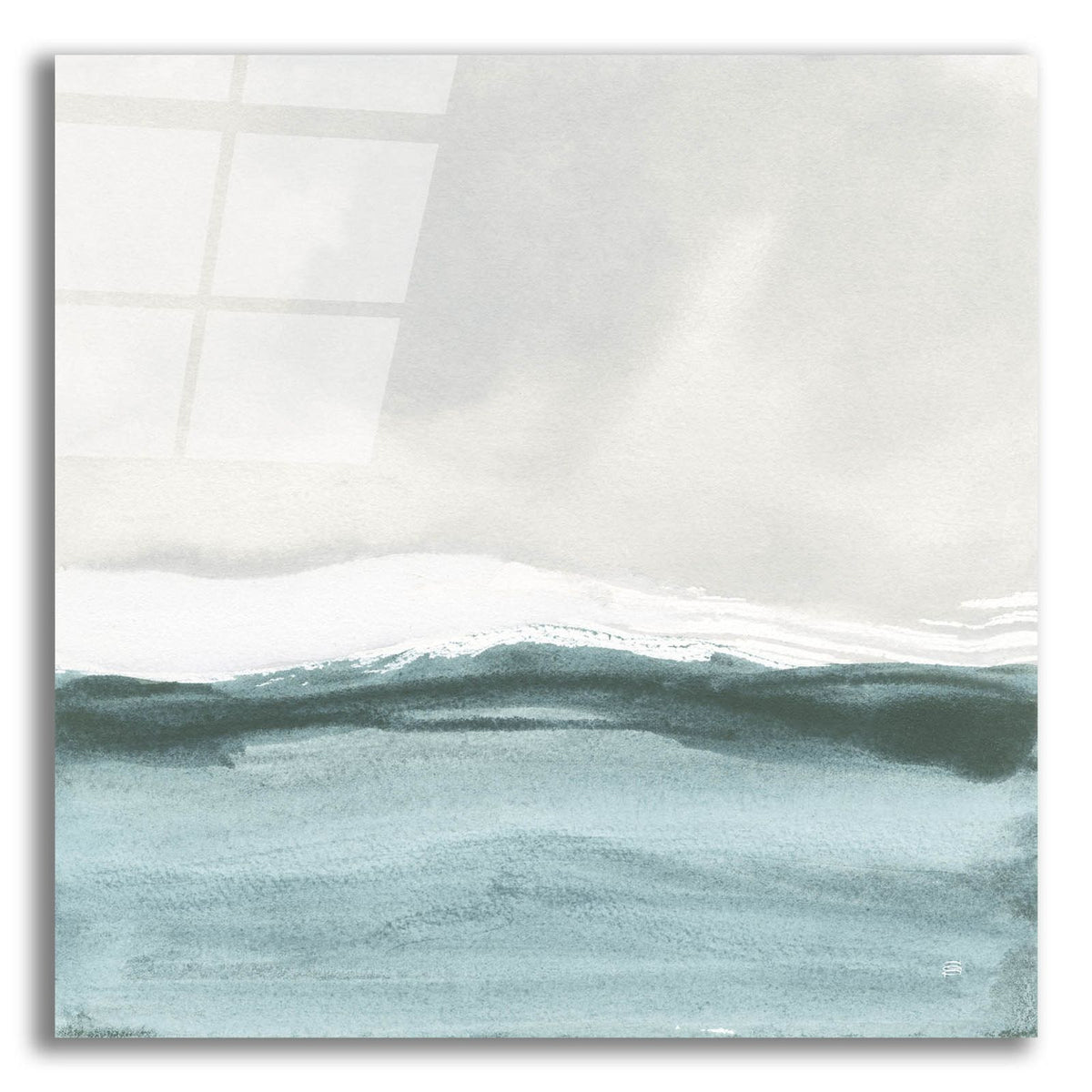 Tranquil Silver Sea 2 by Chris Paschke acrylic glass wall art