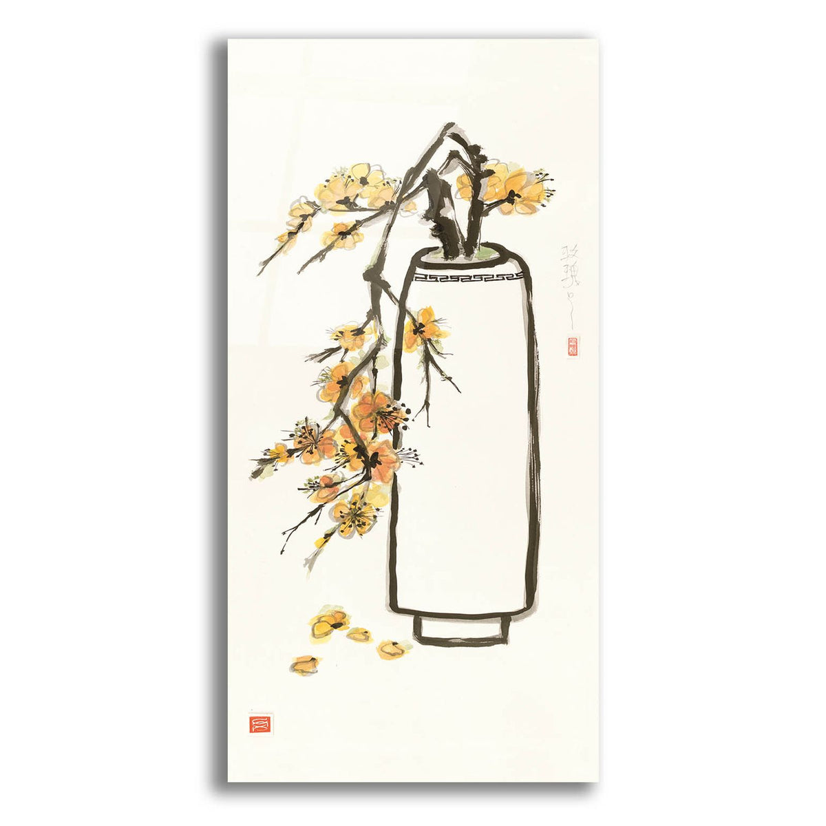 Honey Blossom by Chris Paschke acrylic glass wall art