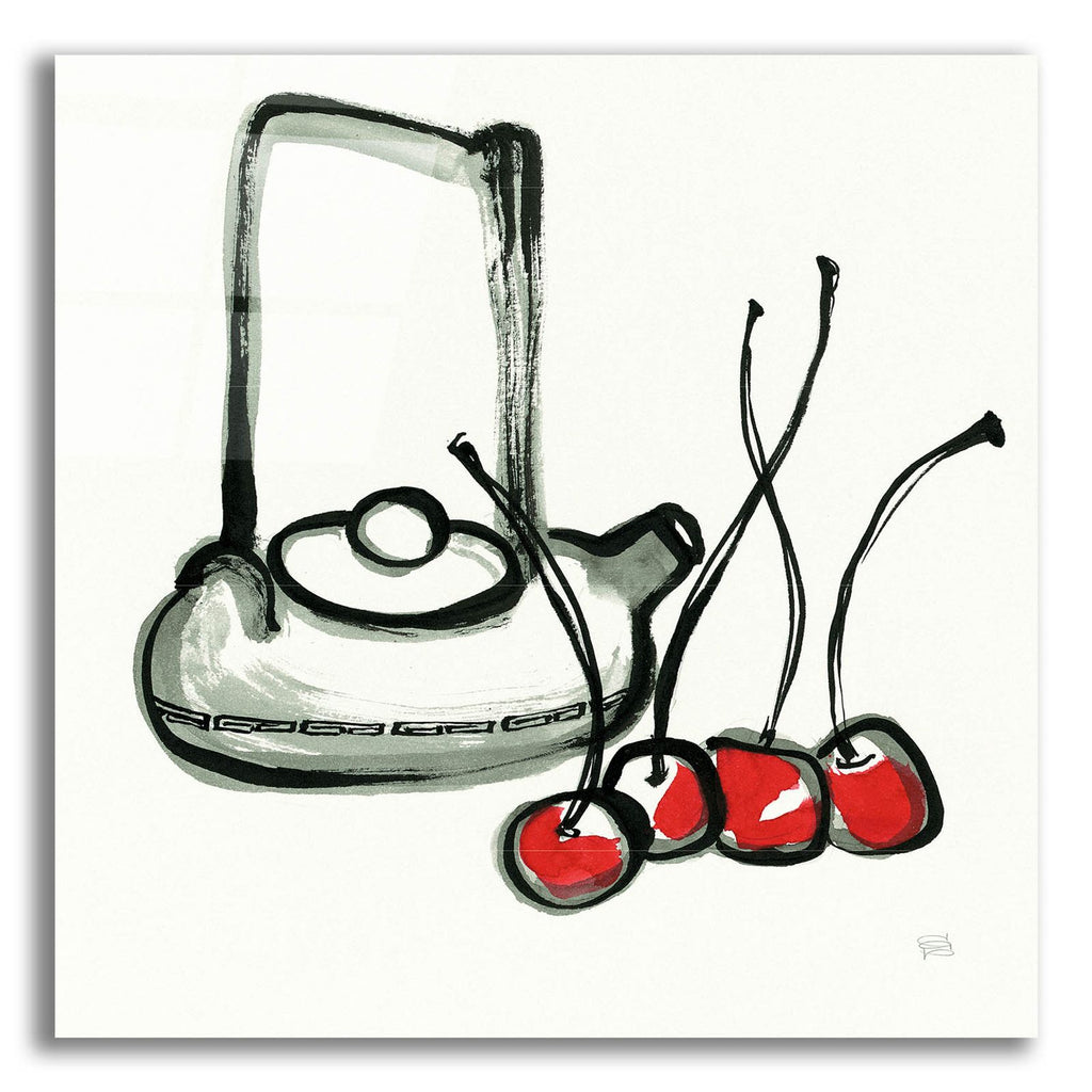 Tea And Cherries by Chris Paschke acrylic glass wall art