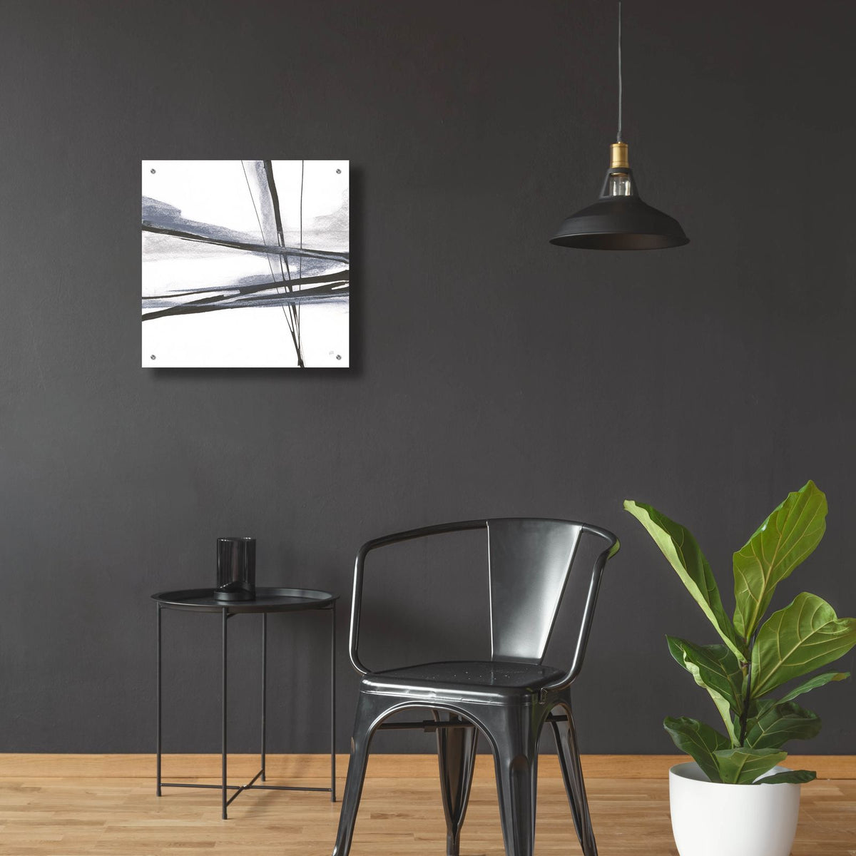 Ink And Pastel 2 by Chris Paschke - 24x24 acrylic wall art in a room