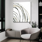 Not Quite Concentric 2 by Chris Paschke - 36x36 acrylic wall art in a room
