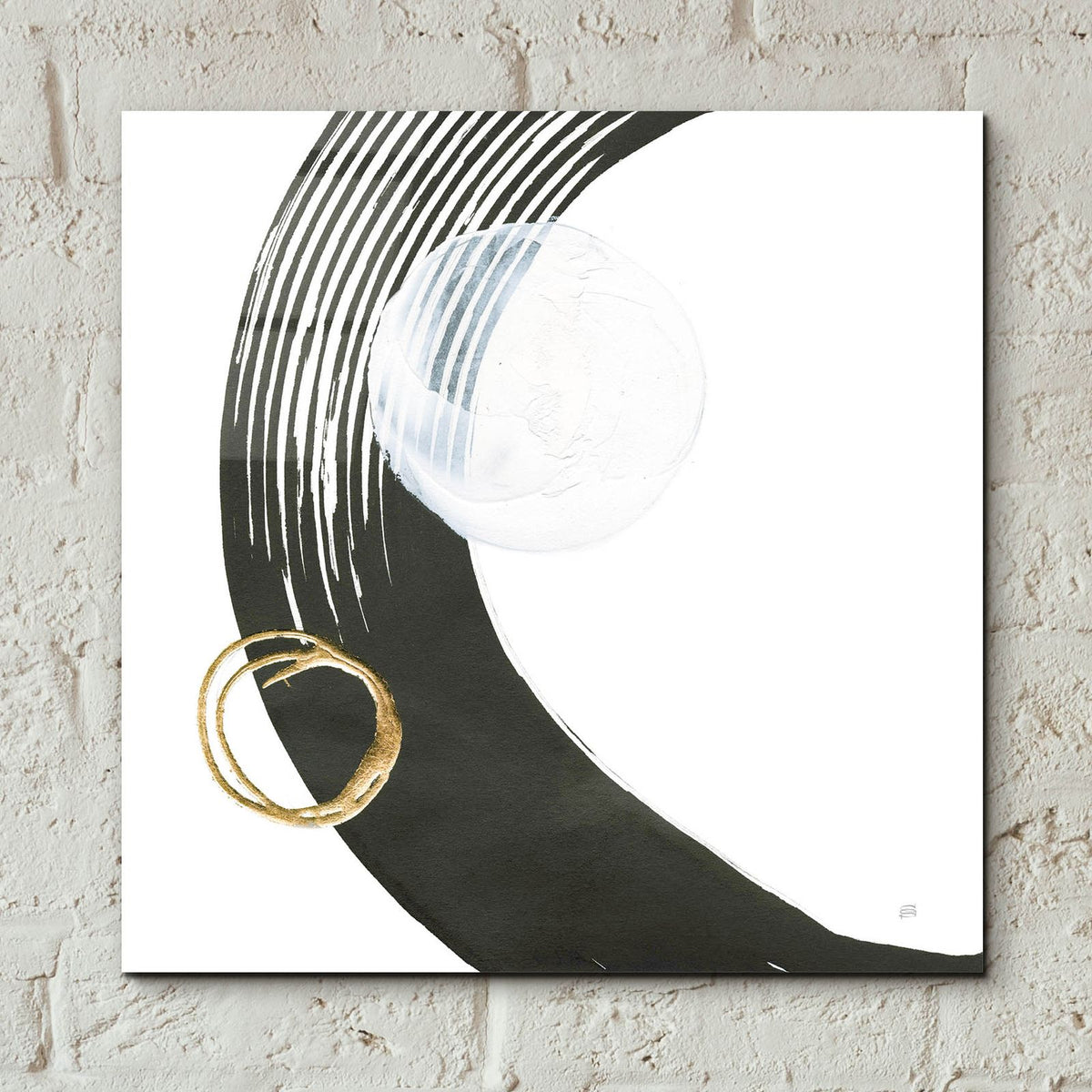 Many Moons 1 by Chris Paschke - 12x12 acrylic wall art in a room
