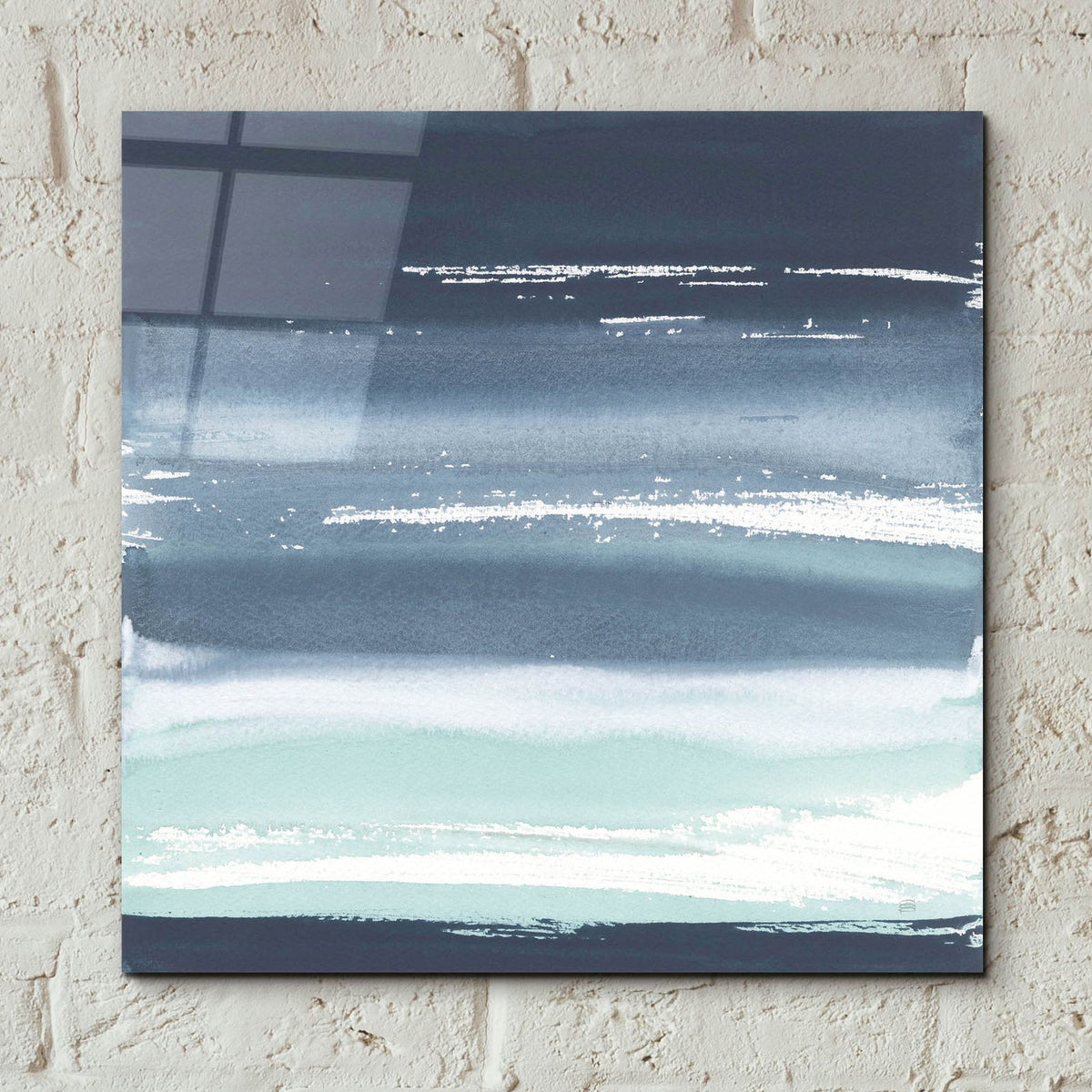 Altered Seascape 3 by Chris Paschke - 12x12 acrylic wall art in a room