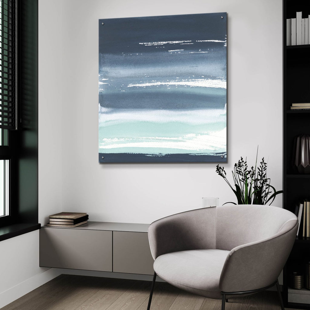 Altered Seascape 3 by Chris Paschke - 36x36 acrylic wall art in a room