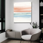 Terracotta Fog 2 by Chris Paschke - 36x36 acrylic wall art in a room