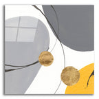 Golden Orbs 4 by Chris Paschke acrylic glass wall art