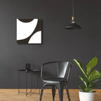 Curvilinear 6 by Chris Paschke - 24x24 acrylic wall art in a room