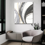 Webbed 1 by Chris Paschke - 36x36 acrylic wall art in a room