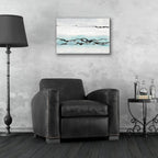 Textured Aquatic by Chris Paschke - 24x16 acrylic wall art in a room