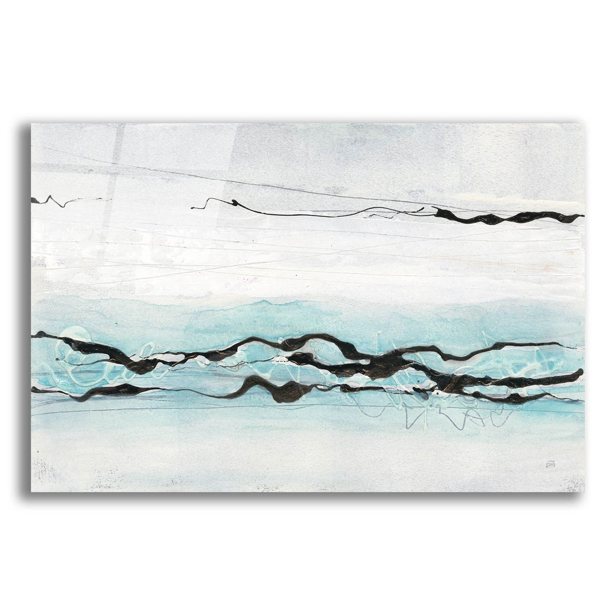 Textured Aquatic by Chris Paschke acrylic glass wall art