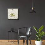 Green Teapot by Chris Paschke - 24x24 acrylic wall art in a room