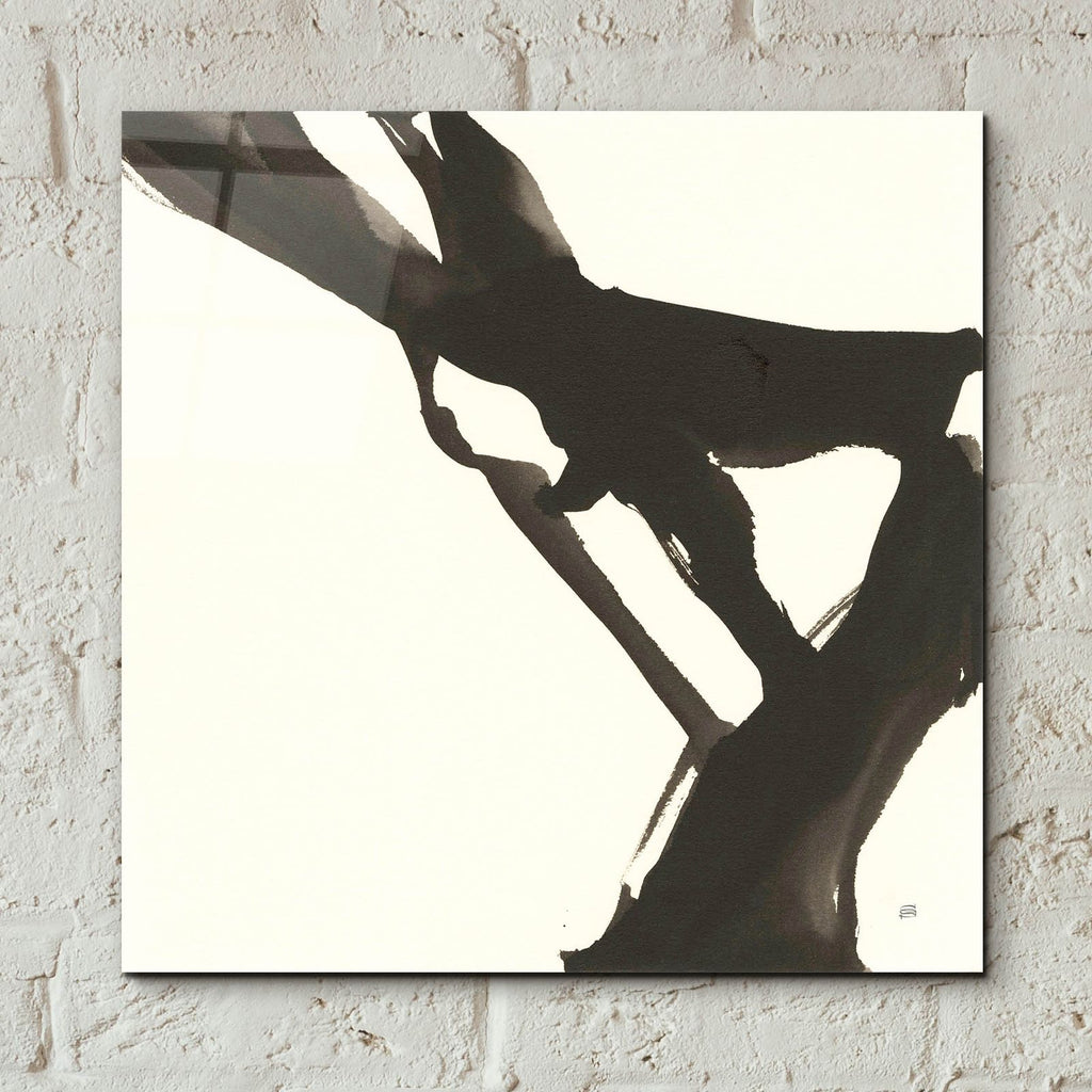 Black Gesture 1 by Chris Paschke - 12x12 acrylic wall art in a room