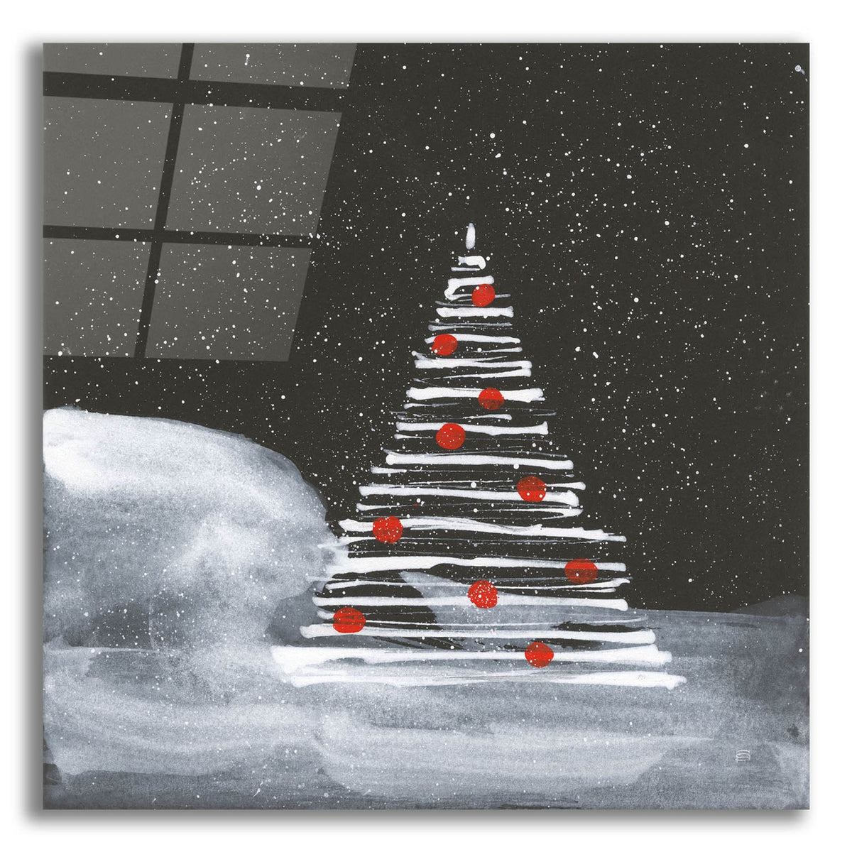 Winter White 2 by Chris Paschke acrylic glass wall art