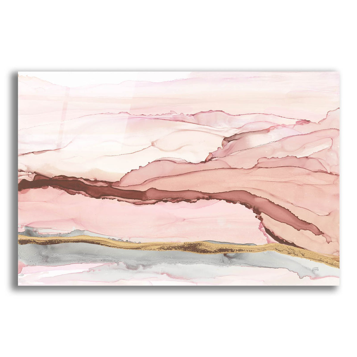 The Vineyard 2 Blush by Chris Paschke acrylic glass wall art