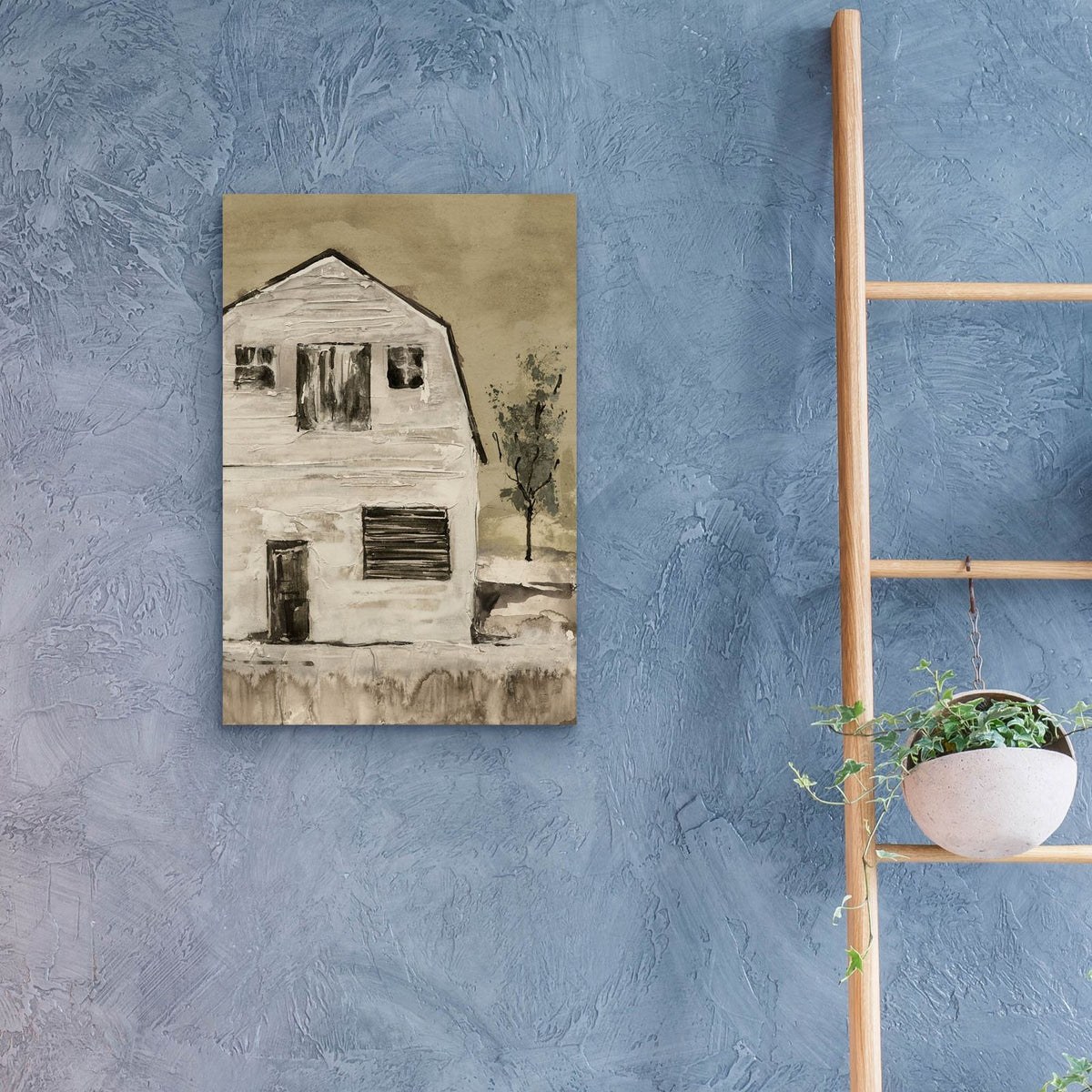 Brown Barn 6 by Chris Paschke - 16x24 acrylic wall art in a room