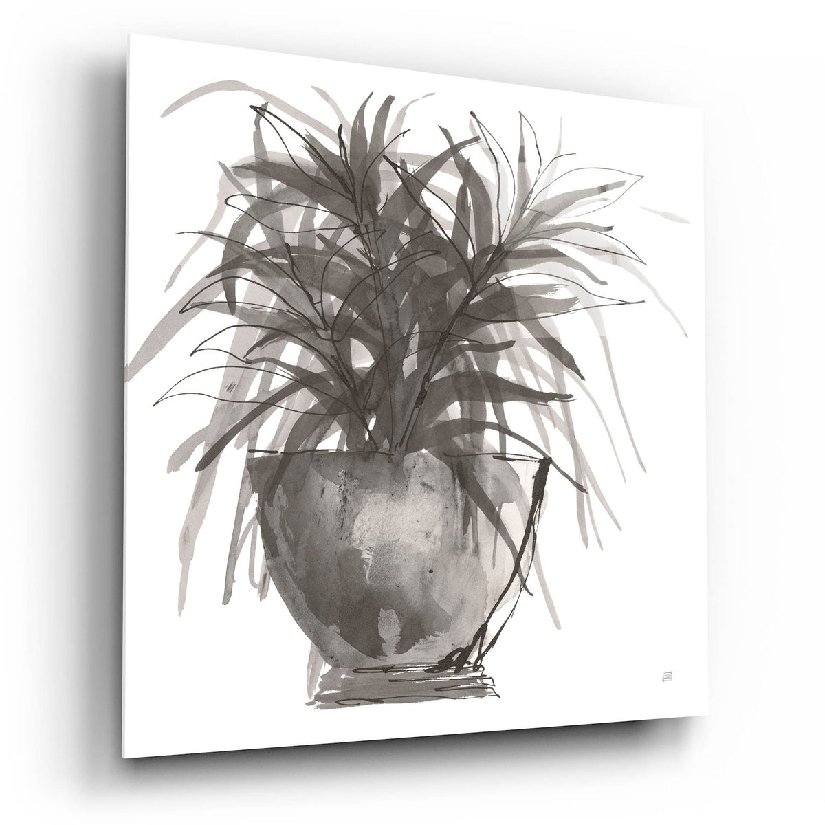 Epic Art 'Sunroom Sketch 1'  by Chris Paschke Acrylic Glass Wall Art,12x12