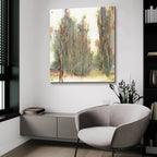 Gilded Path 1 by Chris Paschke - 36x36 acrylic wall art in a room