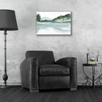 Mountain Lake by Chris Paschke - 24x16 acrylic wall art in a room