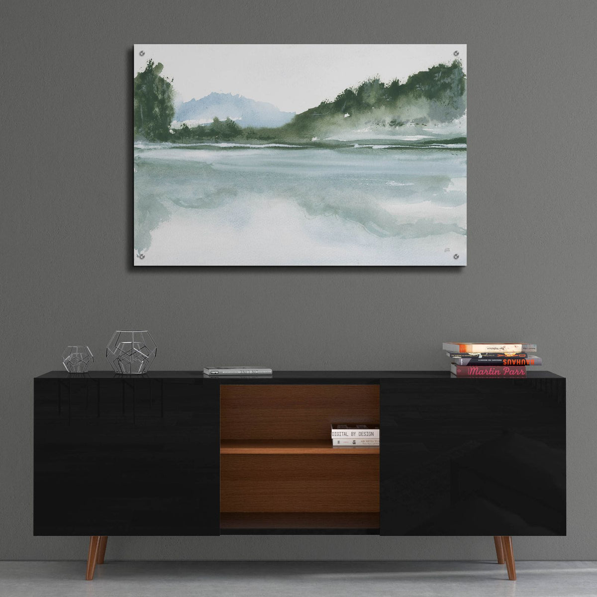 Mountain Lake by Chris Paschke - 36x24 acrylic wall art in a room