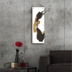 Epic Art 'Bold Gold Tall 3'  by Chris Paschke Acrylic Glass Wall Art,12x36