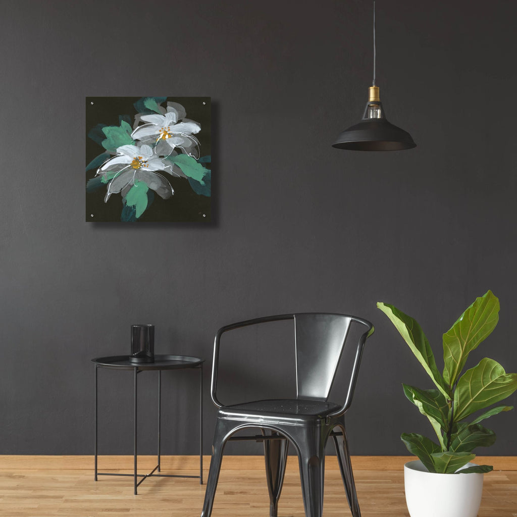 Epic Art 'Clematis 1'  by Chris Paschke Acrylic Glass Wall Art,24x24