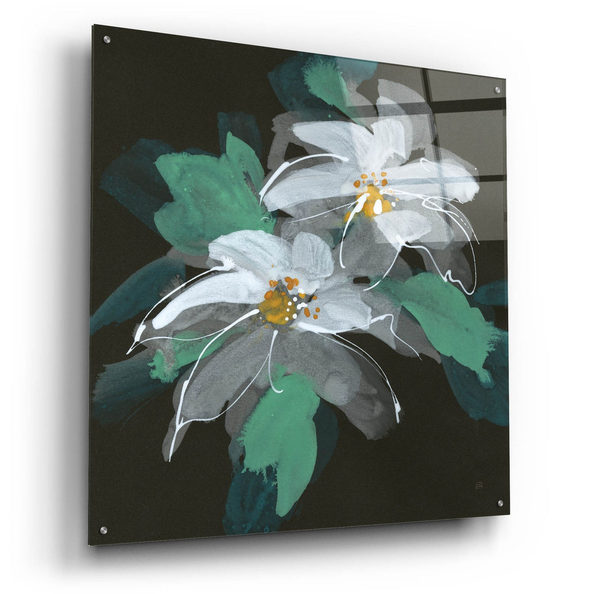 Epic Art 'Clematis 1'  by Chris Paschke Acrylic Glass Wall Art,36x36
