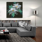 Epic Art 'Clematis 1'  by Chris Paschke Acrylic Glass Wall Art,36x36