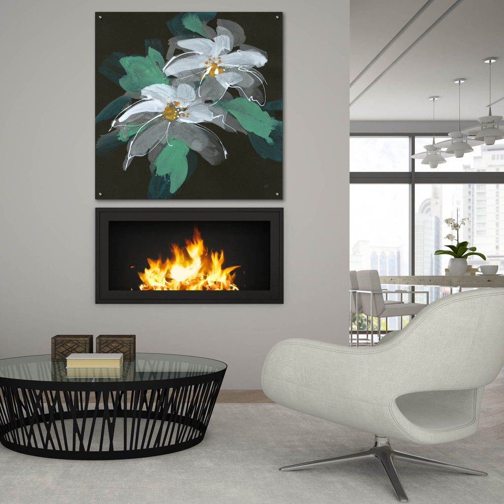 Epic Art 'Clematis 1'  by Chris Paschke Acrylic Glass Wall Art,36x36