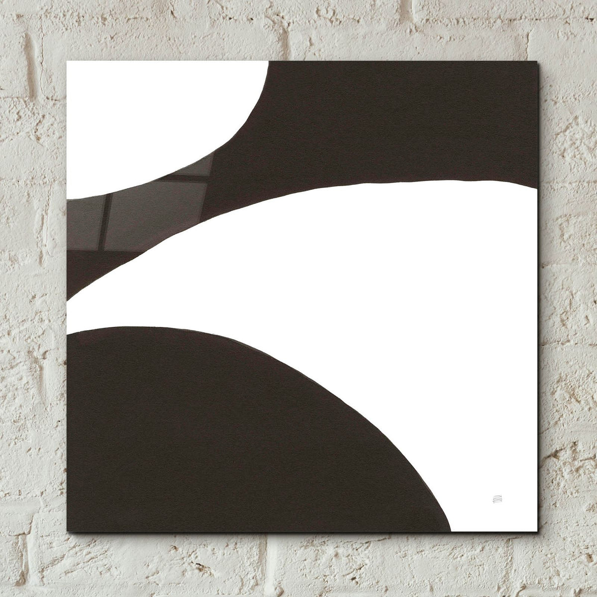 Curvilinear 7 by Chris Paschke - 12x12 acrylic wall art in a room