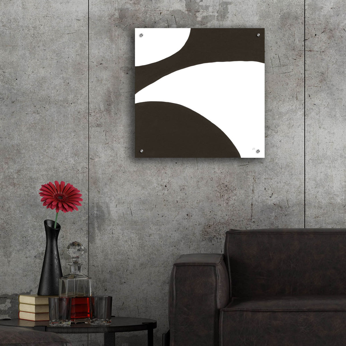 Epic Art 'Curvilinear 7'  by Chris Paschke Acrylic Glass Wall Art,24x24