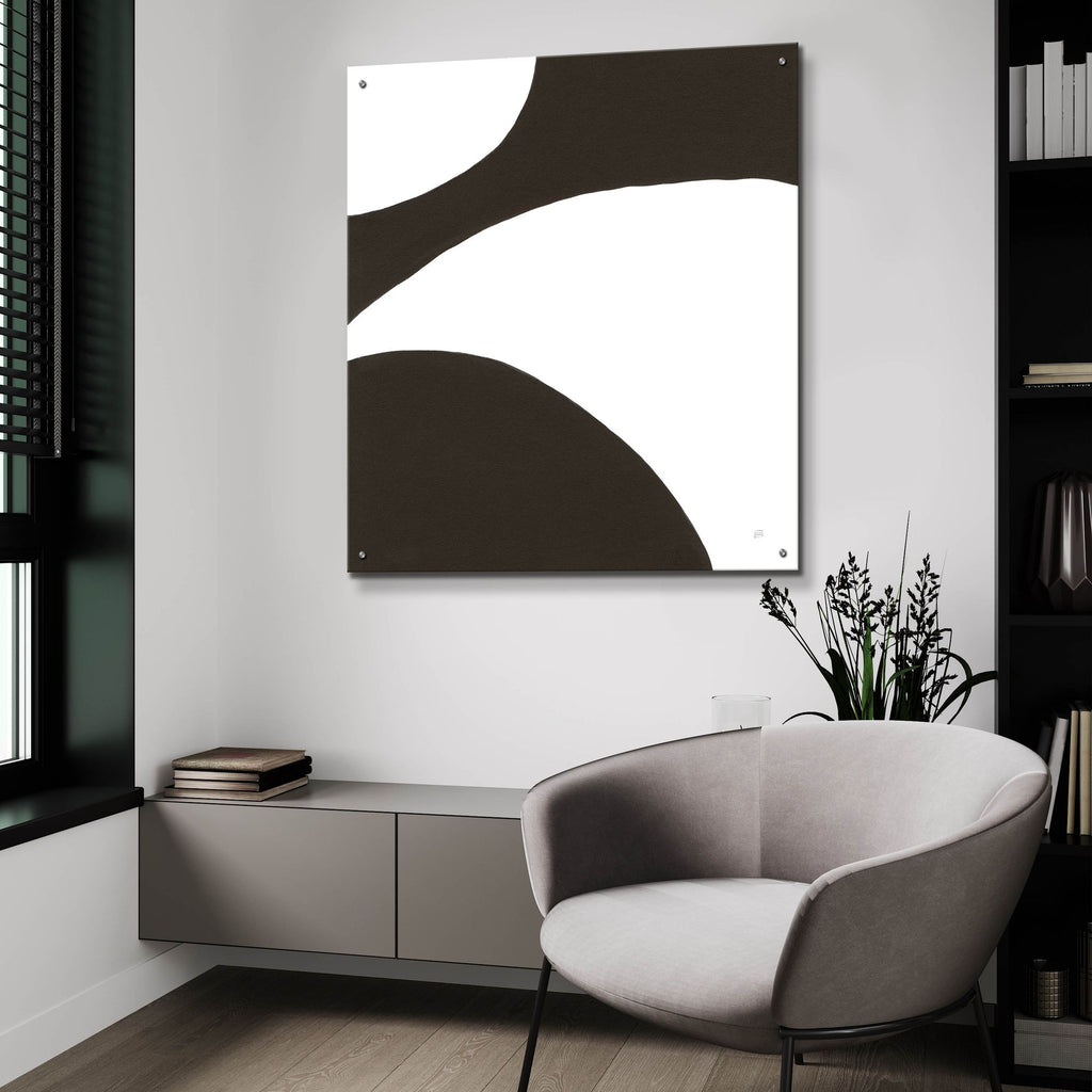 Epic Art 'Curvilinear 7'  by Chris Paschke Acrylic Glass Wall Art,36x36