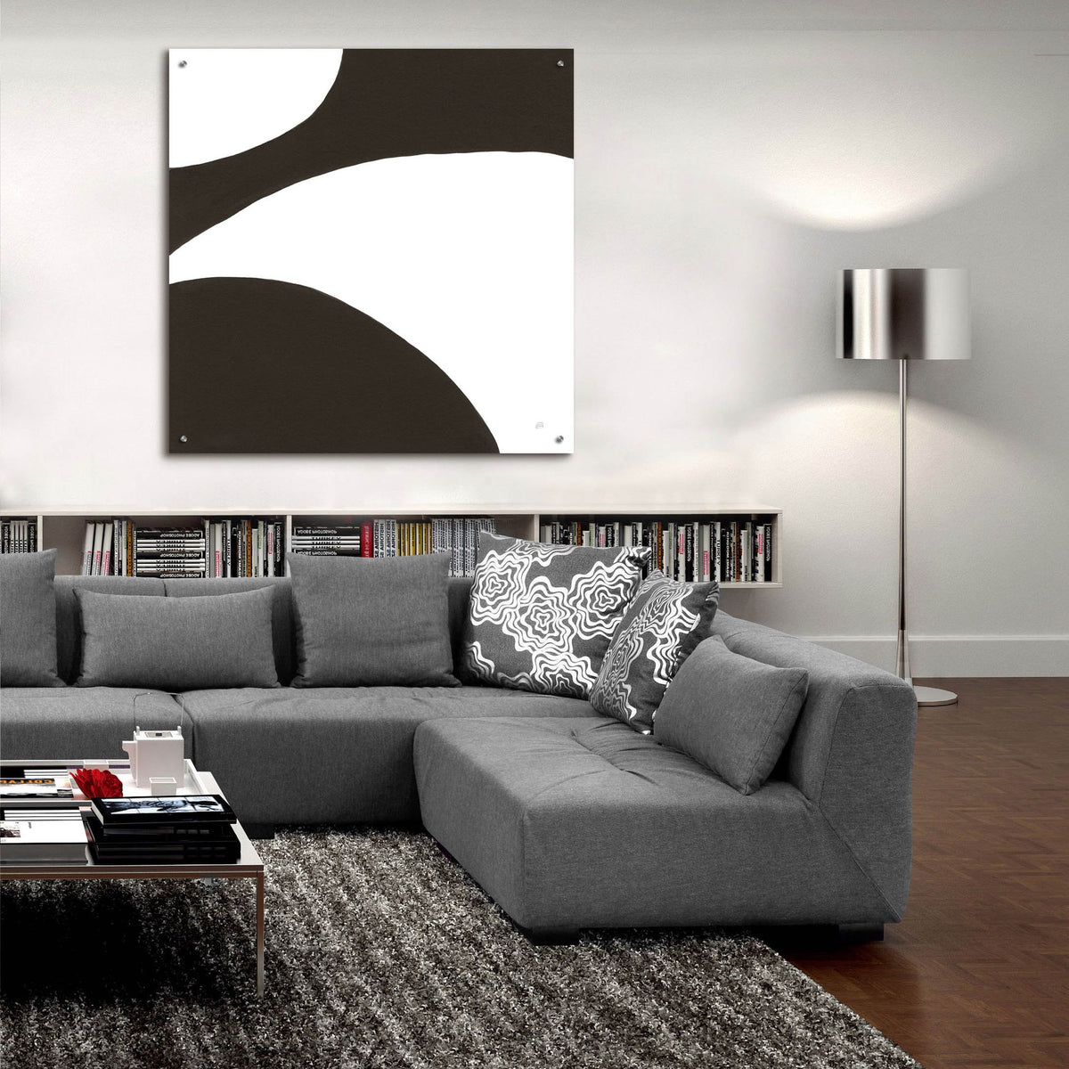 Epic Art 'Curvilinear 7'  by Chris Paschke Acrylic Glass Wall Art,36x36