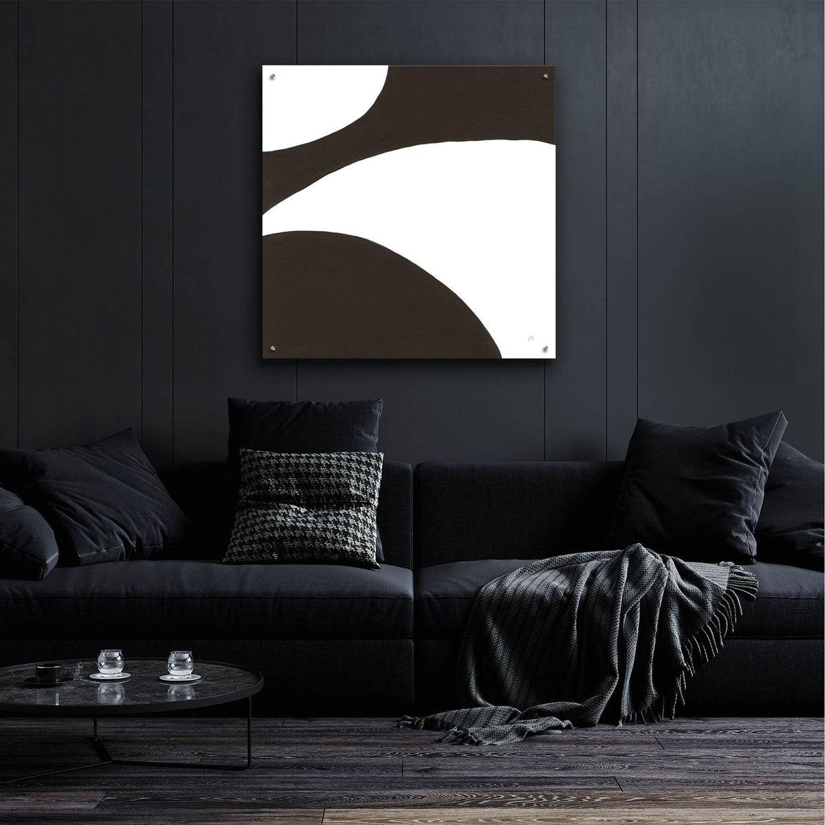 Epic Art 'Curvilinear 7'  by Chris Paschke Acrylic Glass Wall Art,36x36