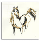 Golden Horse 7 by Chris Paschke acrylic glass wall art