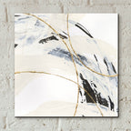Gold And Cream 3 by Chris Paschke - 12x12 acrylic wall art in a room