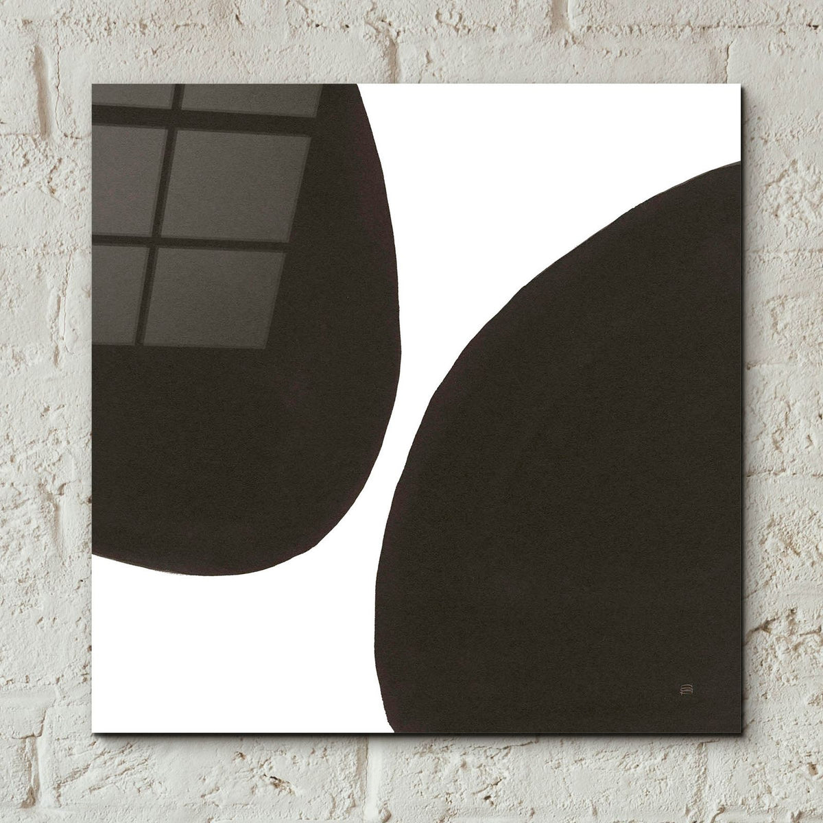 Curvilinear 1 by Chris Paschke - 12x12 acrylic wall art in a room