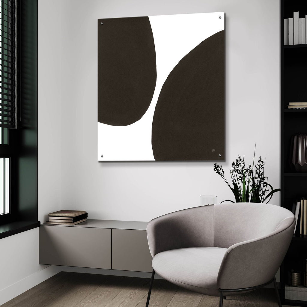 Curvilinear 1 by Chris Paschke - 36x36 acrylic wall art in a room